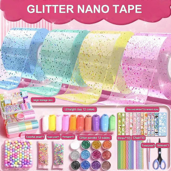 Nano Tape Bubble Kit, Nano Tape Bubbles, Nano Bubble Tape Multicolor