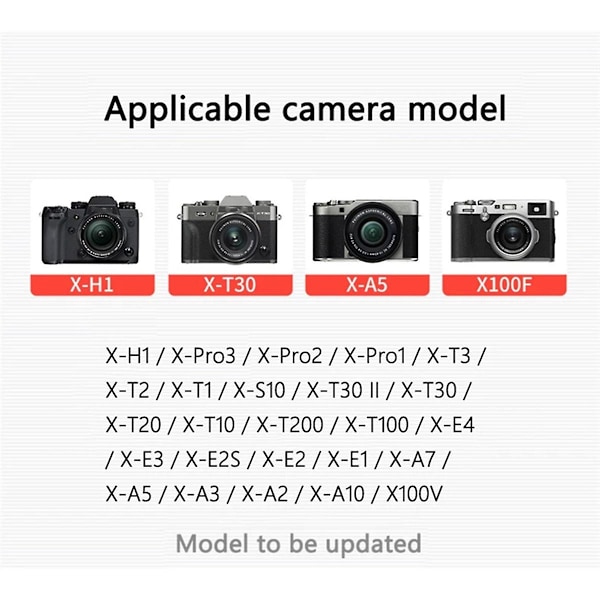 USB-C Np-W126S Dummy-akku DC-virtalähde AC-sovitin X-T1 X-S10 X-T30 II X-T20 X-T10 X-T200 CA:lle