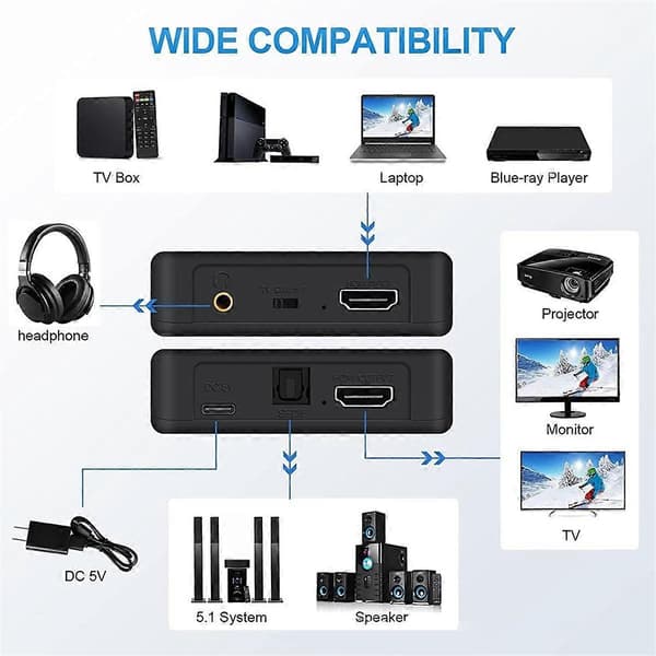 4K-kompatibel Audio Extractor - Kompatibel Audio Splitter - Kompatibel Videokonverter Splitter