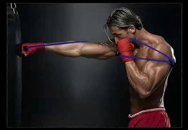 Boks Speed Sanda Elastisk Bånd Muay Thai Air Strike Elastisk Bånd Modstandstrop Træning (Sne Ask 40 lbs)