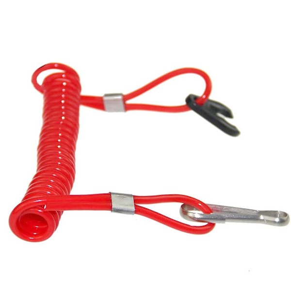 Udenbordsmotor Afbryderskift, Til Tohatsu Tether Nødstop Afbryderskift Sikkerhedstether Lanyard Protec
