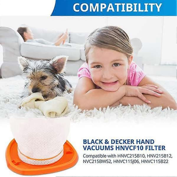 Støvsugerfiltre til Black &decker Hnvc220bcp07 Hnvcf10 Fejerobot