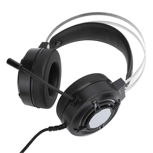 Gaming Headset ESport Kablet RGB Farverigt Lys med Mikrofon til PC Computere (Til HP H120G USB7.1 Interface)