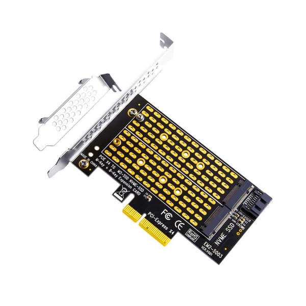 PCIe 4.0 til M2/m.2 Adapter Sata M.2 SSD PCIe Adapter NVME/m2 PCIe Adapter SSD M2 til SATA PCI-e Kort