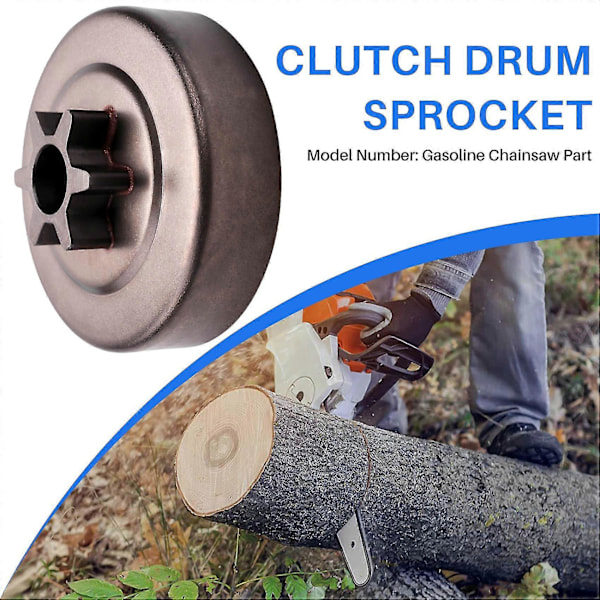 3/8 6T Kytkimen rumpu hammasrattaan pesuri E-klipin sarja STIHL moottorisahoille 017 018 021 023 025 MS170 MS180 MS210 MS230 MS250 1123