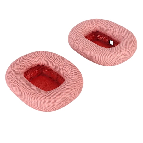 Ersättningsöronkuddar Proteinläder Memory Foam Mjuka Andningsbara Hörlursöronkuddar för IOS Earbuds MAX Rosa