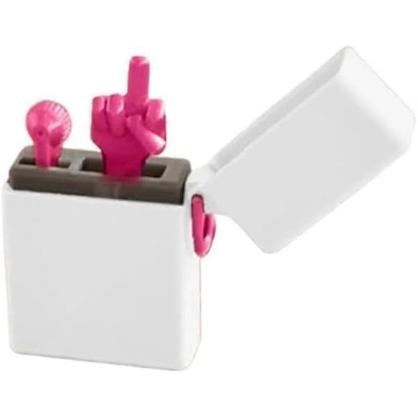 Morsom lighter med langfinger, 3D-printet langfinger-lighter, spøkegaver