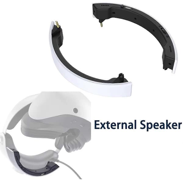För PS VR2 VR-hjälm Extern Högtalare Portabel Stereo Ljudförstärkare