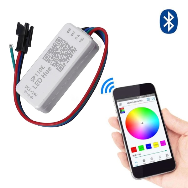 WS2812B SK6812RGB SK6812RGBW Bluetooth SP110E Mini-ohjain, tukee kaikkia LED-nauhoja/moduulivaloja/P