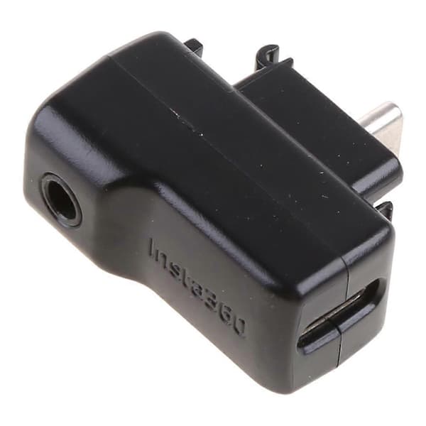 Oppgradert mikrofonadapter for Insta360 One X3 actionkamera