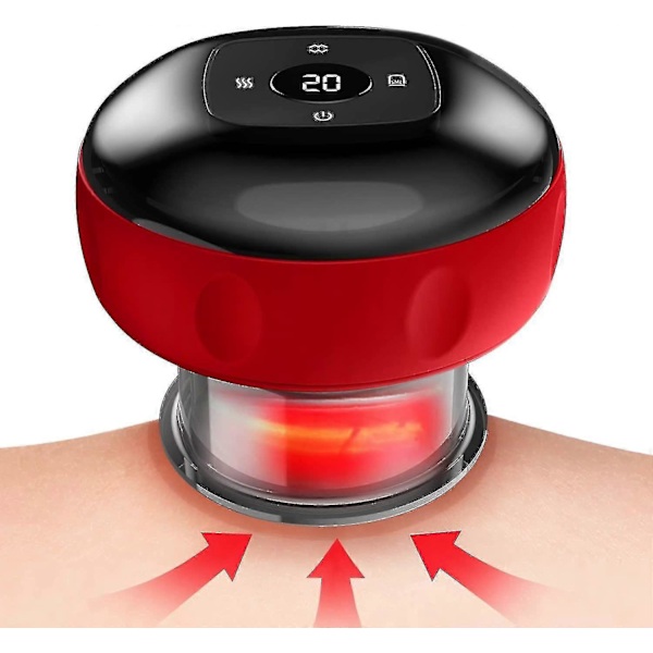 Smart Dynamisk Koppingterapi Sæt, Cellulite Massager 3 I 1 Vakuumterapi Maskine Cellulitefjerner, Gua Sha Massageværktøj
