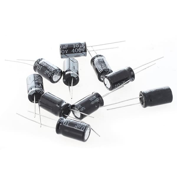 10 x 400V 10uF lav ESR impedans elektrolytkondensator