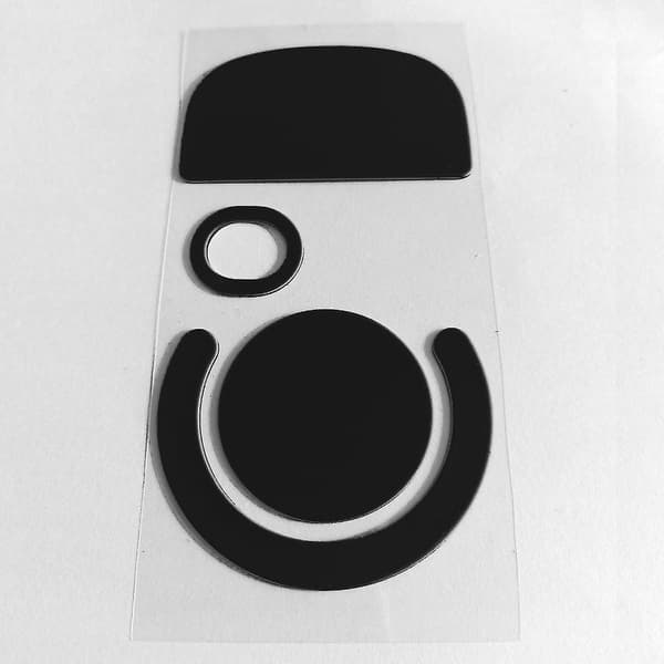 1 sett Museføtter Museglider for Logitech G Pro X Superlight Glides Kurvet Kant