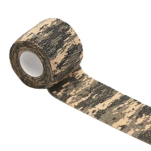 4,5 m Kamouflage Självhäftande Elastiskt Bandage Jakt Förklädnad Elastoplast Sport Wrap Tape