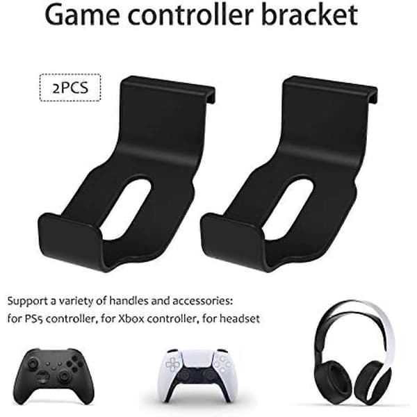 Bearde Spilcontroller Vægholder Spilcontroller Holder Pladsbesparende Bevægelig Hovedtelefonholder Stativ - Bearde4 Spilcontroller Tilbehør