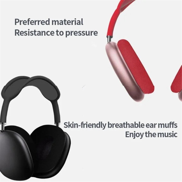 P9 Bluetooth-headset med huvudband, trådlöst headset för mobiltelefon, headset för studenter, multifunktionell och praktisk