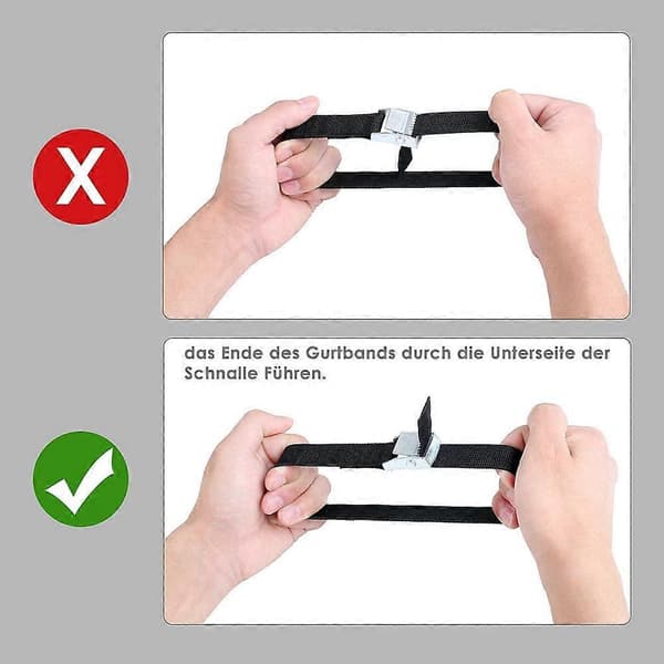 40 cm, 10 stk. justerbare surringsstropper