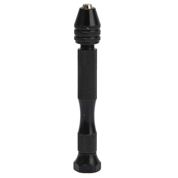 Stiftstäd Handborr Mini Handvridborr Modell Stansning 0,3–3,4 mm Spännområde Svart