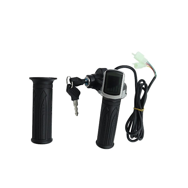 24V 350W Sähköpotkulaudan Harjallinen Ohjainmoottori+Kaasukahva Twist Grip Kit Sähköpyörälle