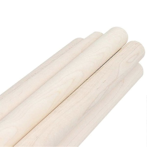 50 stk. Treplugger Ubehandlede Treplugger, Massive Hardvedpinner For Håndverk, Makramé, DIY &
