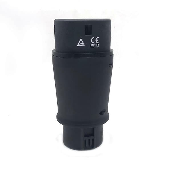 EVSE Adapter 32A J1772 Typ 1 till Typ 2 Plug Adapter, Laddkontakt för Elfordon