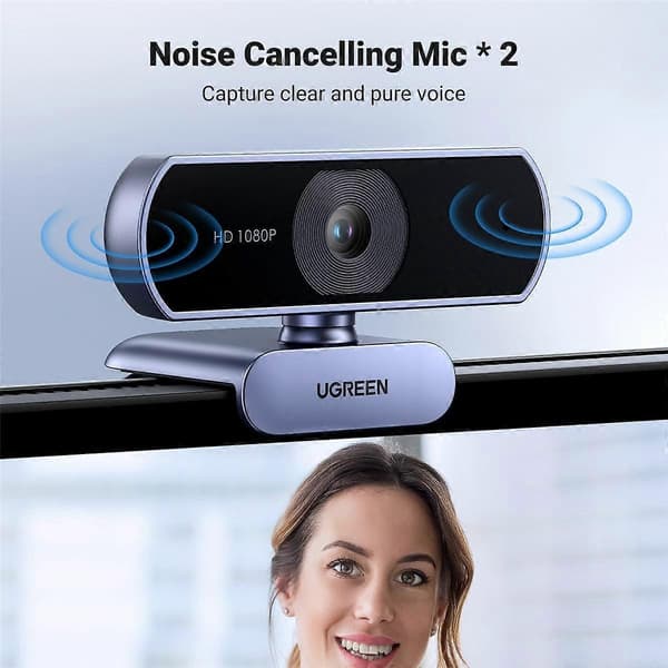 1080P Webcam Full HD Kamera til Laptop Computer USB Webcam med Dobbelt Mikrofoner til Zoom Videoopkald Webcam