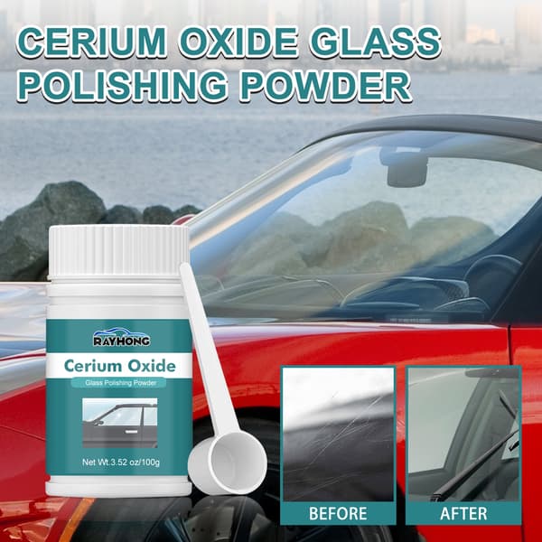 Rayhong Glass Scratch Cleaning Powder - Bilripefjerner, frontrutedugging og oljefjerningspulver