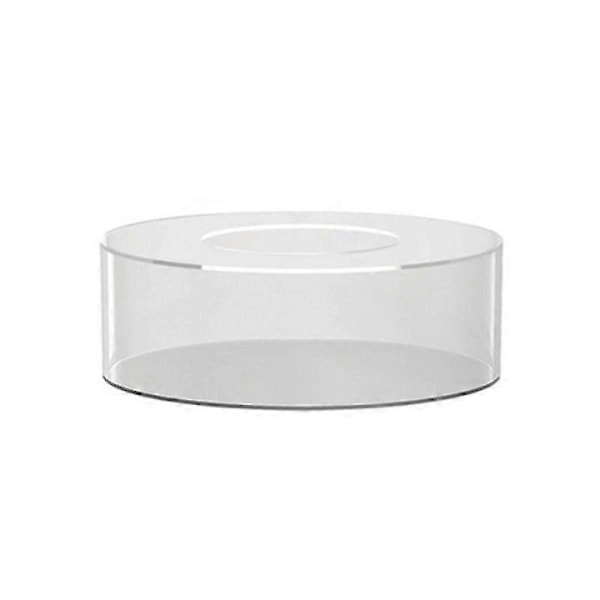 Akryl Tårta Displaybräda Rund Tårta Displaybricka DIY Tårta Påfyllningsbar Bräda Bas Klar Tårta Stativ Verktyg, rund 20x20x5cm