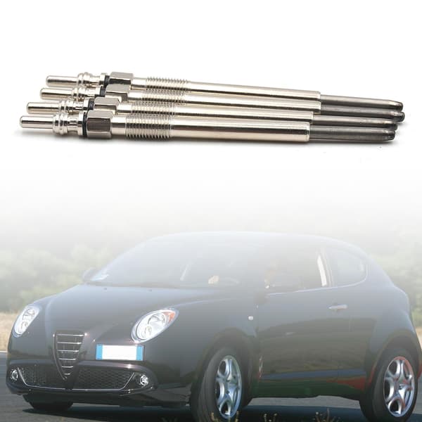 4 stk. Gløderør Perfekt pasform Modificerede dele Sølvfarve 1.3 CDTI Motorvarmer Glødestarter 46779614 til Alfa Romeo/til Fiat/til Opel/til Suzuki