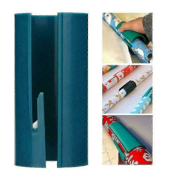Glidande Presentpapperskutter Slöjd Sekunder Inslagning Papper Jul Klippverktyg 3st