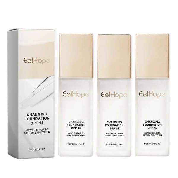 Fargeendrende Foundation, Skye Fargeendrende Magisk Foundation, Hele Dagen 3pcs