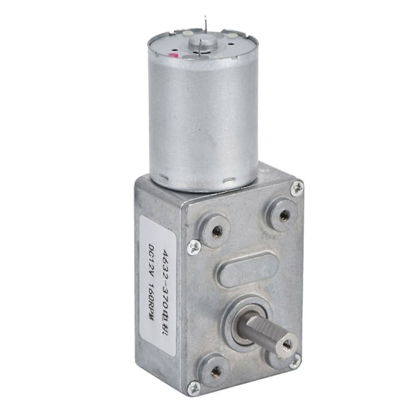 DC12V 160RPM Turbomoottori Kierukkavaihteinen Moottori Mikrovoimansiirtotarvikkeet 4632?370