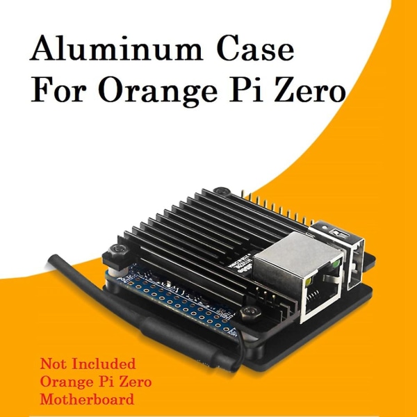 För Orange Pi Zero Aluminium Case Development Board Skydd Kylskal Metall Skyddande Passiv