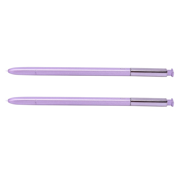 2x Multifunctional Pens Replacement For Galaxy Note 9 Press Stylus S Pen(purple)