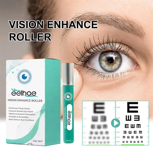 Ophthlamed Vision Enhance Roller lievittää silmien rasitusta Silmien rentoutuminen kätevää