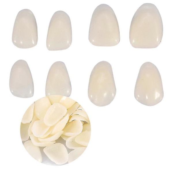 70 kpl/pussi Hampaiden Viiluja Resin Anterior Ylä Oikea Väliaikainen Kruunu Hammashoitoon