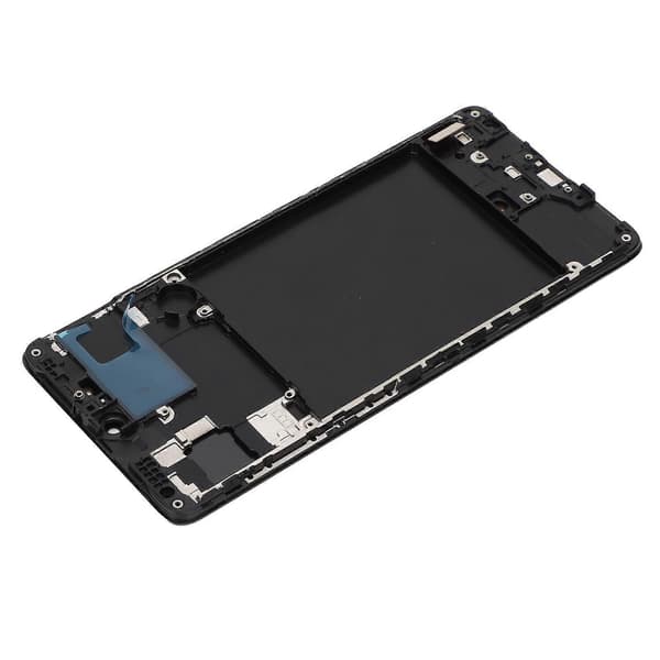 OLED Display Berøringsskjerm Digitizer Monteringserstatning med Ramme for Galaxy A71 A715F