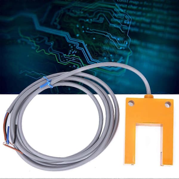 BERM E3S GS30E4 DC10-30V Fotoelektrisk Brytare NPN 3 Trådar Spårform Sensor Brytare YEMAA