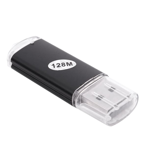 10 kpl USB-muistitikkuja 2.0 128 Mt lahjaksi musta