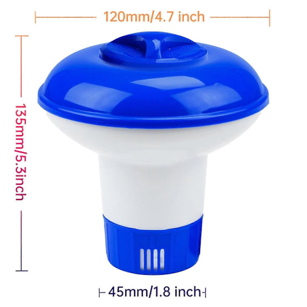 Klordispenser, flytande pooldispenser, automatisk klordoserare, klor Diffu för inomhus/utomhusbruk