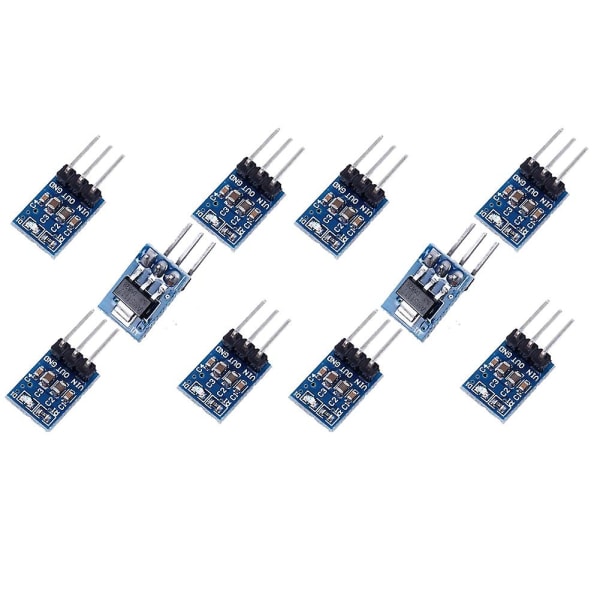 -3.3 DC Spänningsregulator Strömförsörjningsmodul 4.75v-12v Till 3.3v 800ma (förpackning med 10)