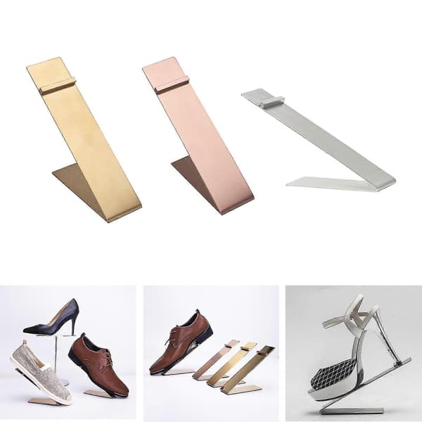 Stål Sko Display Stativ Holder Til Skobutik Tøjbutik