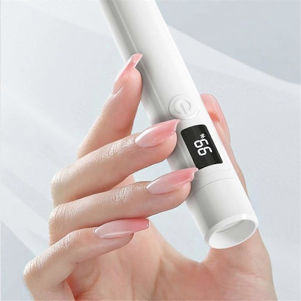 UV LED Neglelampe Ultraviolet Negletørrer Stand Lampe Negletørringslampe til Manicure Neglekunst Mini Bærbar Neglelampe