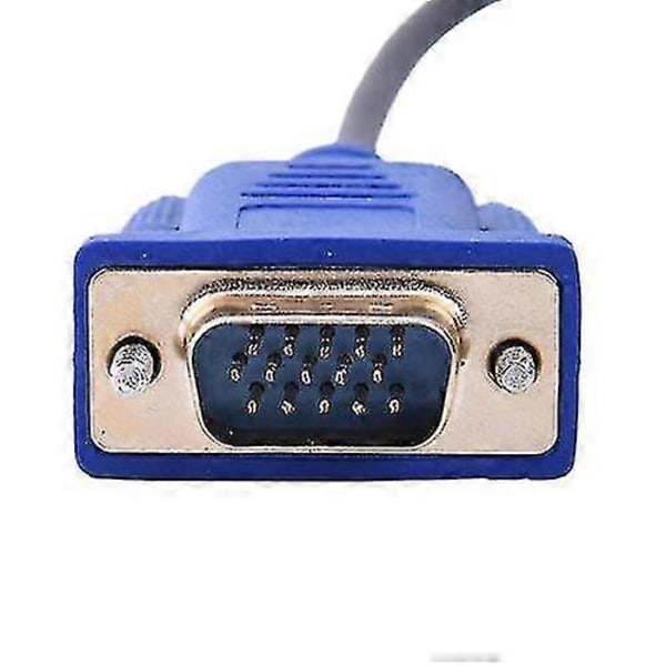 HDMI til VGA Videokabel for TV Datamaskin Skjerm