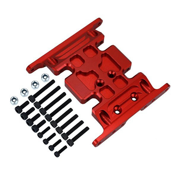 Metall Chassis Senter Skid Plate Med Skruer For Axial Scx10 1/10 Rc Spor Bil Oppgraderingsdeler Tilbehør