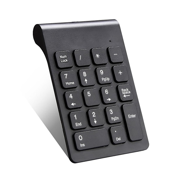 268 Siffertangentbord Plug and Play Snabb Respons 18 Tangenter 2.4G Trådlöst Mini Ultratunt Numeriskt Tangentbord för Kontor