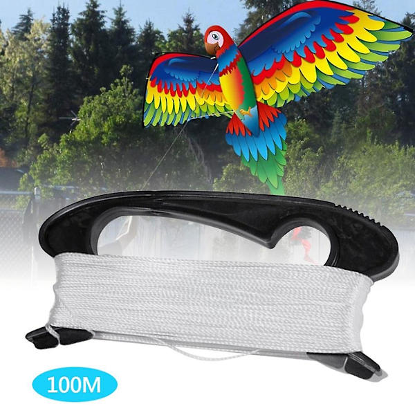 Barn Realistisk Stor 3D Papegoja Drake Flygande Spel Utomhus Sport Leksak med 100m Linje