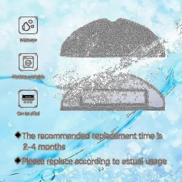 Pakke med mikrofiber moppepuder til Xiaomi Roborock S7, T7s, T7 Plus