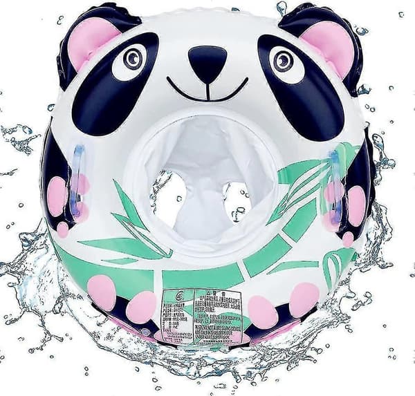 Badrring Uppblåsbar Badrring, Panda Badrring, Tecknad Badrring, Pool