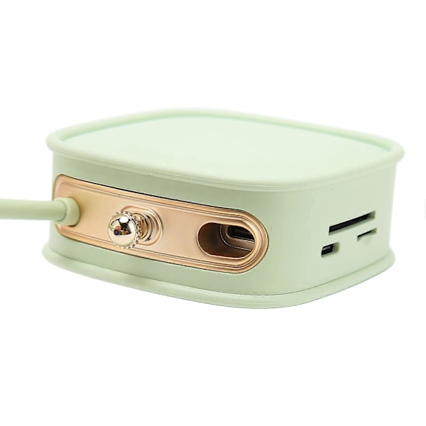 USB C Docking Station 10 i 1 PD Hurtig Opladning 4K HD RJ45 Port Høj Hastighed USB C Splitter til Laptop Desktop Rejse Grøn YEMMA